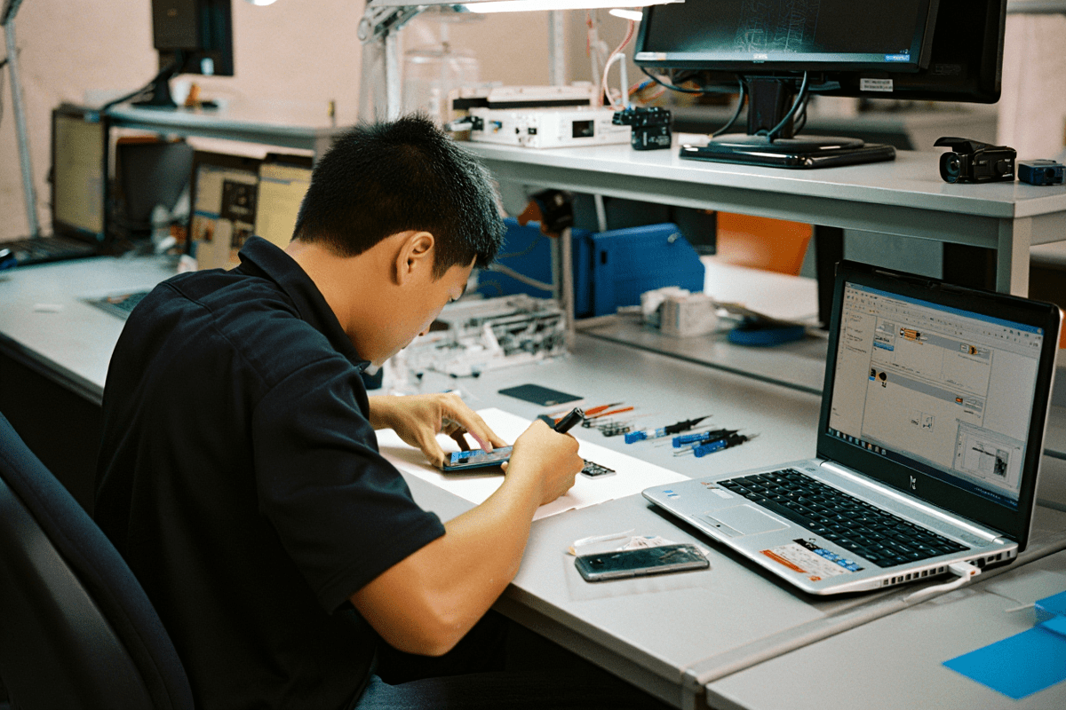 Процесс ремонта техники AMD в amd-remont